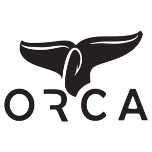 Orca Tail Black Vinyl Sticker